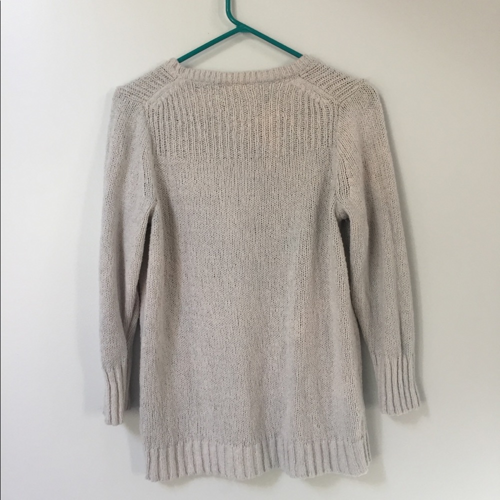 J Crew Knit Neutral Basic Ribbed Sweater Top - image 6
